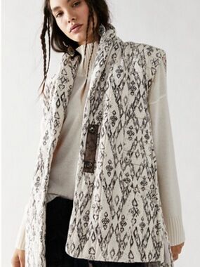 Free People Free Spirit Longline Vest
